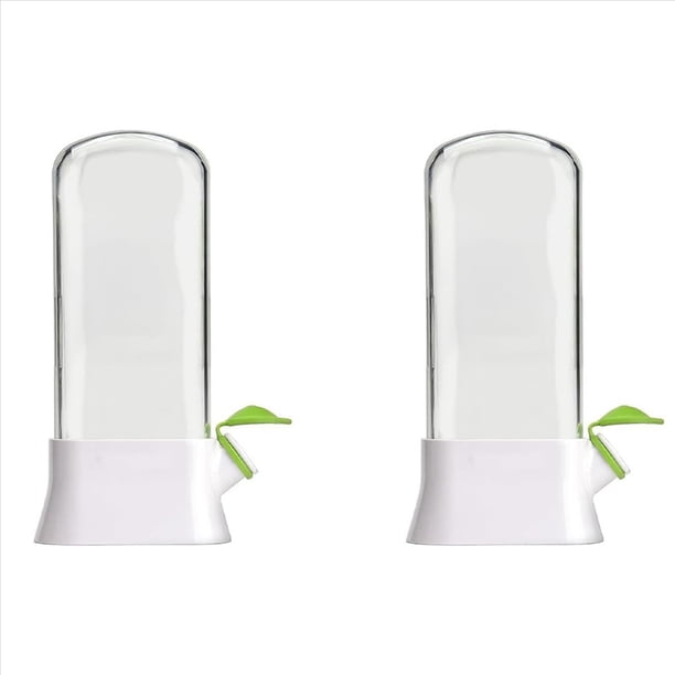 2X Conservador de Hierbas Frescas para Refrigerador, Contenedor de Cilantro Que Ahorra Espacio para Refrigerador - Protector de Hierbas para Cilantro y Espárragos de
