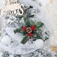 thumbnail image 4 of 1Pcs Christmas Decorations - Mini Pines Leaf Red Fruit Small Wreath Pendant - Home Wall Hanging - Christmas Party Hanging Decorations, 4 of 6