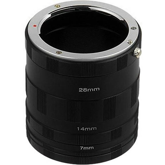 Fotodiox Macro Extension Tube Set for Sony Alpha E-Mount Mirrorless Cameras for Extreme Close-up Photography