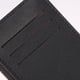 thumbnail image 2 of Cartera para mujer, monedero corto de PU, tarjetero delgado a la moda (negro), 2 of 5