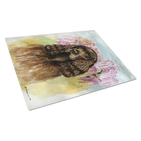 

Caroline s Treasures Field Spaniel Glass Cutting Board Large