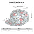 thumbnail image 6 of Balery Baseball Cap Flat Bill Hats for Men Adjustable Size for Running Workouts and Outdoor Activities All Seasons Dad Hat(Cute Rabbit And Heart ), 6 of 9