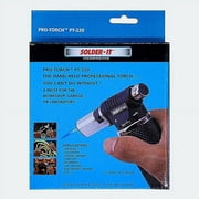 Solder-It Pro-Torch PT-220 | Automatic-Ignition Butane Torch Lighter | Up to 220 Minutes Butane Refill Tank | Blow Torch, Soldering Tool, and Grill Lighter | For Brazing, Plumbing, Auto Repair