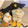 thumbnail image 4 of Ducks White Goose Sleeping Suit, Goose Blanket Hoodie Onesie Adult Kid, Oversized Warm, 4 of 6