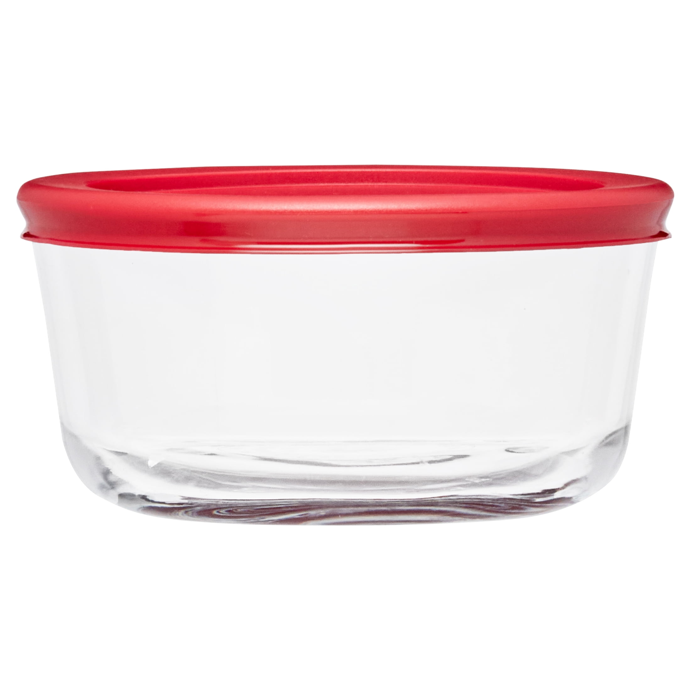 Core Kitchen Concave Colored Glass Food Storage Container with