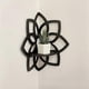 thumbnail image 4 of Wooden Flowers Wall Corner Shelves Floating Shelves Display Shelf, 4 of 5