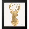 thumbnail image 2 of Pinto, Patricia 15x17 Black Modern Framed Museum Art Print Titled - Gold Deer, 2 of 5