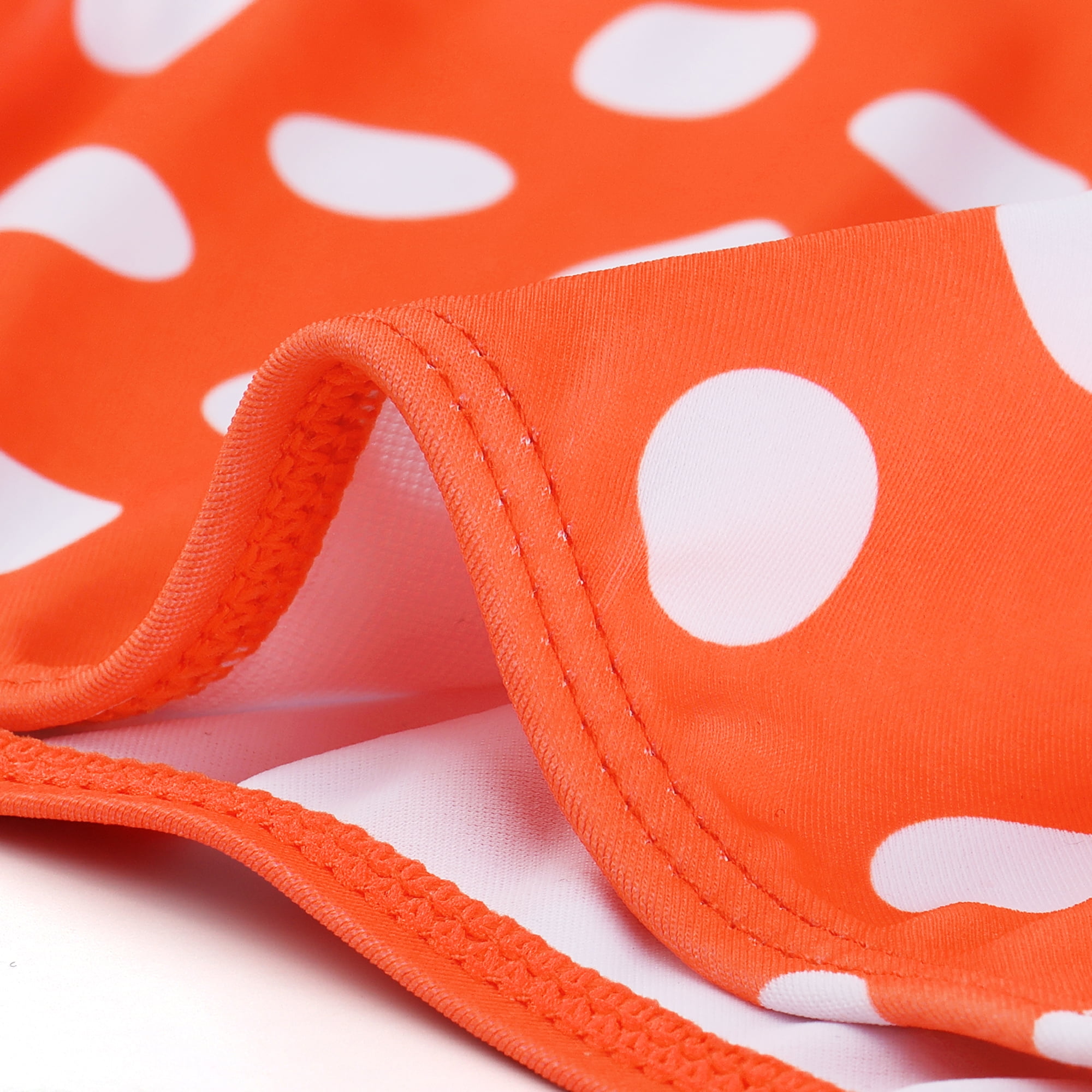 DARING DIVA Women's Plus Tummy Control Bathing Suit Cutout Swimwear L Orange