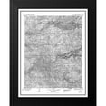 thumbnail image 2 of USGS 20x24 Black Modern Framed Museum Art Print Titled - Yosemite California Quad - USGS 1909, 2 of 5