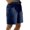 NAVY, variant on Edwards Garment Women's Moisture Wicking Chino Blend Short, Style 8473