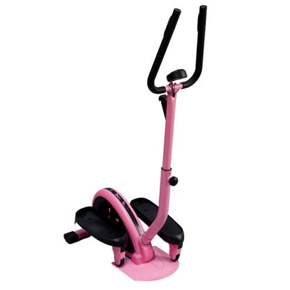 Mini Pink Elliptical Trainer With HandlesColorPink