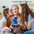 thumbnail image 4 of NAYIHOOP Blue Rose Flower Bouquet Bonsai Building Sets for Girls Not Compatible with Lego, 4 of 6