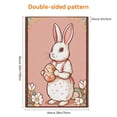 thumbnail image 2 of Easter Outdoor Garden Flags 28x40 Inch, Versatile Vivid Cute Garden Flag for Outdoor Durable Flowers Easter Eggs Outdoor Garden Flags, for Lawn Backyard Front Door Balcony Patio, 2 of 6