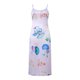 thumbnail image 3 of SAYOO , vestidos largos con tirantes finos estampados para mujer, vestido ajustado con escote en V y cuello Halter, vestido Sexy sin espalda para fiesta, ropa para discoteca SAYOO Estilo de ocio, 3 of 9