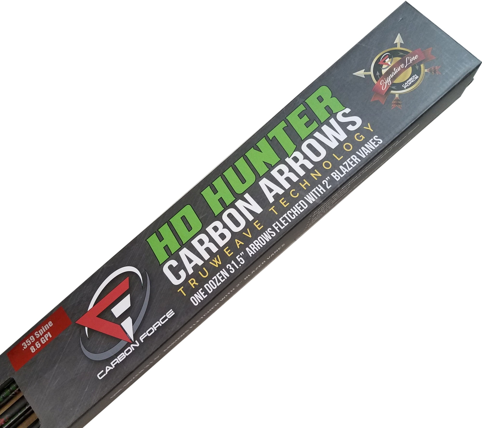 PSE Carbon Force HD Hunter Arrows 350 Blazer Fletched Arrows 12pk