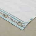 thumbnail image 5 of Barefoot Bungalow Phoenix Grommet-Top Southwestern Boho Grommet-Top Window Valance, Turquoise, 5 of 5