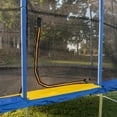 Jumpking Oval 10' x 15' Trampoline, with Two Basketball Hoops, Blue