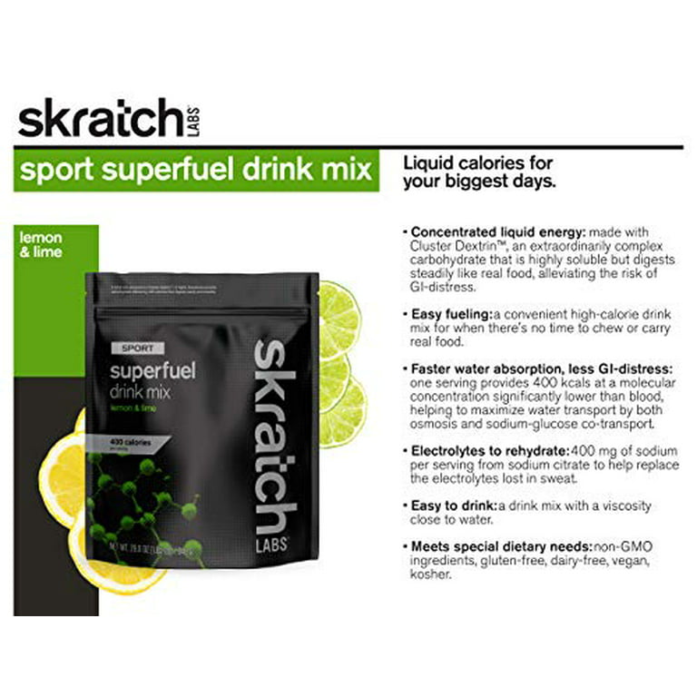 Skratch's SuperFuel LemonLime Drink Mix Review - Sonic Endurance