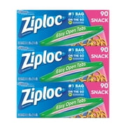 Ziploc Snack Bags, 90 Ct (Pack of 3)
