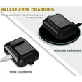 thumbnail image 3 of Airpods Pro Case Cover for Men Lock with Cleaner kit,Military Armor Series Full-Body AirPod Pro Case with Keychain Cool Air Pod Pro Shockproof Protective Case for AirPods Pro 2019,Black, 3 of 7