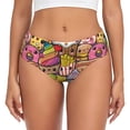 thumbnail image 1 of Balery Fruit-Flavored Ice-Cream Ropa Interior de Algodón para Mujer con Dibujo – Braguitas Cómodas y Elásticas, Estilo Clásico-Medium, 1 of 6