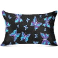 thumbnail image 3 of GZHJMY Blue Butterfly Body Pillowcase Super Soft Cozy Plush Pillow Case with Zipper for Sofa Bed Couch, 21 x 54 Inch, 3 of 6