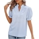 thumbnail image 1 of Usted Es Más Que una Camisa de Puntuación de Prueba, Cuello en V de Manga Corta Suelta, Camisa para Mujeres, 1 of 5