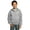 Ash, variant on - Youth Core Fleece Full-Zip Hooded Sweatshirt