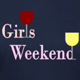 thumbnail image 3 of CafePress - Girls Weekend Wine Women's Dark T Shirt - Women's Traditional Fit Dark T-Shirt, 3 of 4