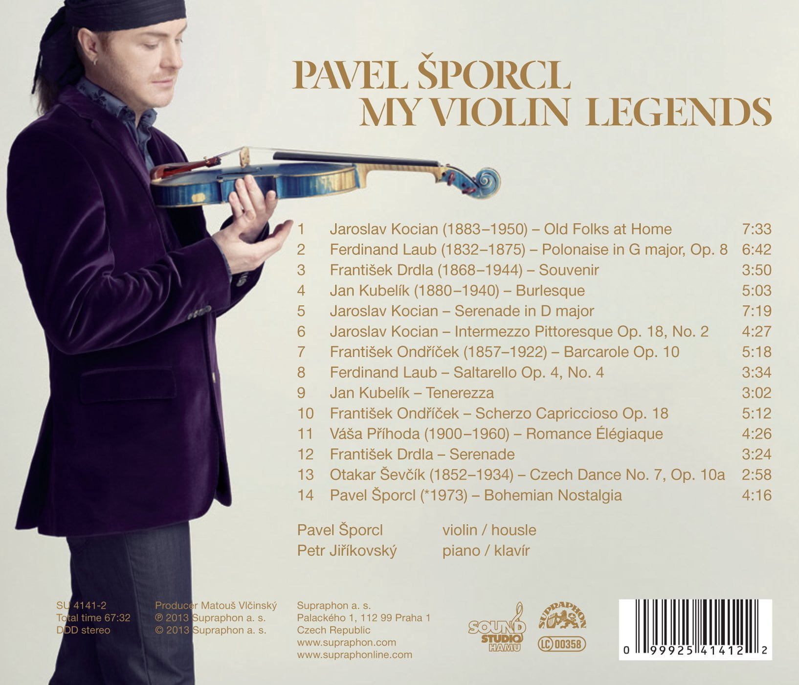 Pavel Sporcl - My Violin Legends - Music & Performance - CD
