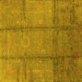 thumbnail image 1 of Ahgly Company Indoor Square Oriental Yellow Industrial Area Rugs, 7' Square, 1 of 4