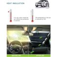 thumbnail image 4 of WOVTE Car Windshield Sun Shade, Accordion Style Automatic Retractable Front Windshield Sun Visor Sunscreen Insulation Sun Shield (80 cm for truck (front window)), 4 of 7