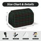 thumbnail image 5 of Disketp Buffalo Plaid Dark Green Estuche de Lápices de Doble Capa con Tapa Abatible y Cremallera, Organizador Escolar para Adolescentes y Adultos, 5 of 7