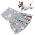 thumbnail image 4 of Vestido Floral Para Mascotas, Atractiva Falda De Verano Para Perros, Algodón Elástico, Cómodo Para Uso Diario Para Bodas ANGGREK No, 4 of 7