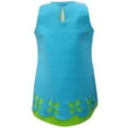 thumbnail image 5 of Princess Poppy Trolls Costume for Women – Blue Felt A-Line Dress with Green Eyelet Dress for Halloween Cosplay, 5 of 7