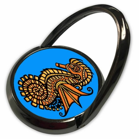 3dRose, A drawing of a cool steampunk looking seahorse, Phone Ring