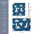 thumbnail image 3 of Dailycode Light Switch Plate Covers 2 Gang Wall Plate Plastics Outlet Covers for Kitchen Home Office Decor Clouds and Star, 3 of 8