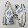 thumbnail image 5 of New Balance 550 Mens 10 White Blue Haze University Retro Sneakers Trainers Adult, 5 of 5