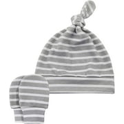Zando Baby Hat Mittens Newborn Hats for Boys Baby Hats 0-6 Months Breathable Cotton Caps 4 Pack 2 0-6 Months