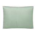 thumbnail image 3 of Mainstays Botanical Floral Stitched Pillow Sham, King, Light Green, 1 Pack, 3 of 9