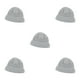 thumbnail image 2 of Gorras de Otoño invierno Qarigey gorros de melón de punto Sombreros de protección Jersey Hip Hop gris claro, 2 of 4