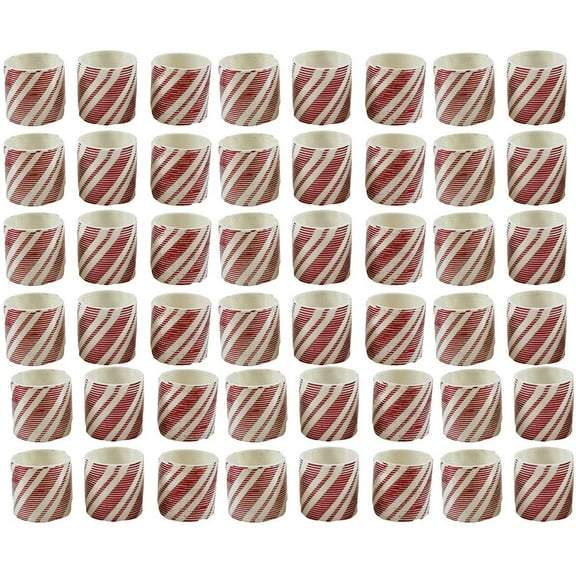 48 Candy Cane Mini Magic Spring Toy - Fun Silly Coil Party Favor Toy - Christmas Winter (4 Dozen)