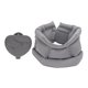 thumbnail image 4 of Almohada de viaje almohada de almohada inflable Mujeres de almacenamiento plegable suave lavable gris, 4 of 7