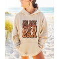 thumbnail image 6 of In My Football Mom Era Hoodie for Women Retro Game Day Sweatshirt, Sand Hoodie, M, 6 of 8