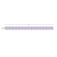 thumbnail image 4 of Teacher Created Resources Composition Purple Scalloped Border Trim, 35 Feet Per Pack, 3 Packs, 4 of 4