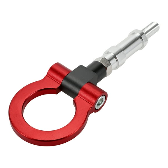 Unique Bargains Tow Hook /Universal Car Front Bumper Towing Hook / Durable Metal Rotary Tow Hook Ring for Honda S2000 2000-2009,for Honda FIT 20.4cm 1pcs Red