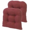 thumbnail image 3 of Klear Vu Tyson Non-Slip Universal Chair Pad Cushion Set, 15" x 15", Pack of 2 Seat Cushions, Navy, 3 of 5