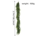 thumbnail image 2 of Flocked Christmas Garland Simulation Of Green Vines Nordic Home Fireplace Decoration Christmas Thanksgiving Artificial Decoration Pendant Holiday Floral Garland, 2 of 5