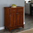 thumbnail image 2 of Homestyles Buffet de Buffets Buffet en Bois avec Deux Tiroirs en Cerise, 2 of 8