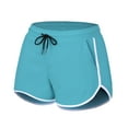 thumbnail image 1 of Timegard Workout Shorts for Women High Waisted Drawstring Quick Dry Trackshorts Gym Shorts with Pockets, 1 of 5